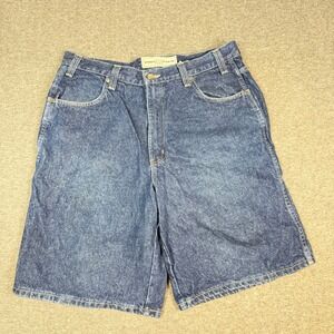 Vintage Phat Farm Mens Denim Shorts Size 34 Baggy Y2K Streetwear Medium Wash 90s